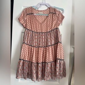 Urban outfitters XS UO Pippa Chiffon Tiered Mini Dress.